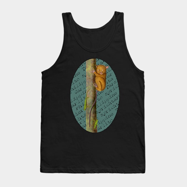 Philippine Tarsier - Carlito syrichta Tank Top by StephJChild